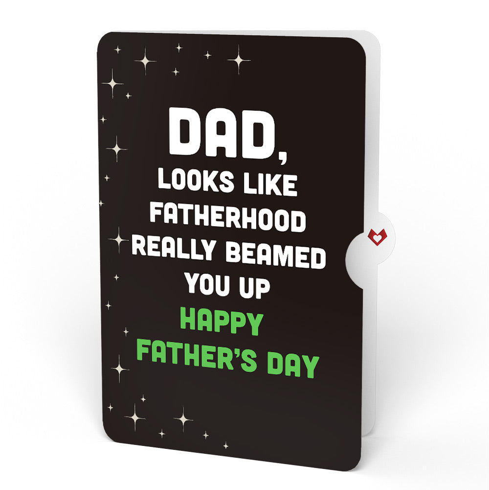 You've Abducted My Heart Father’s Day Light-Up Pop-Up Card and Cosmic Sparkle Sentiment Set for Dad