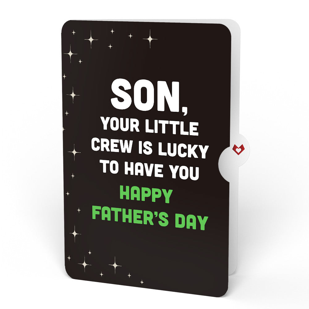 You've Abducted My Heart Father’s Day Light-Up Pop-Up Card and Sentiment Set for Son