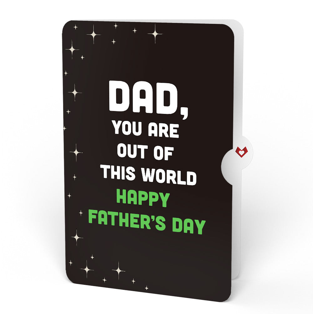 You've Abducted My Heart Father’s Day Light-Up Pop-Up Card and Sentiment Set for Dad