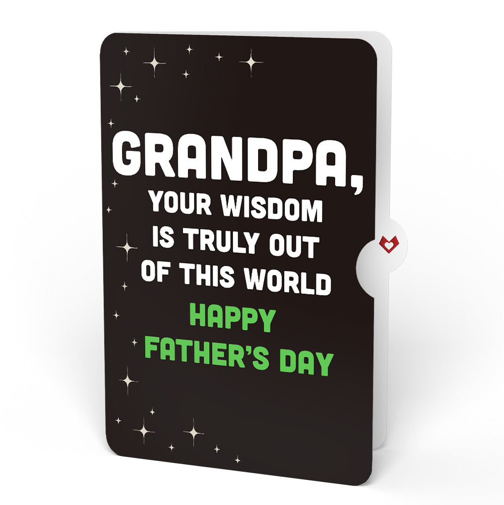 You've Abducted My Heart Father’s Day Light-Up Pop-Up Card and Sentiment Set for Grandfather