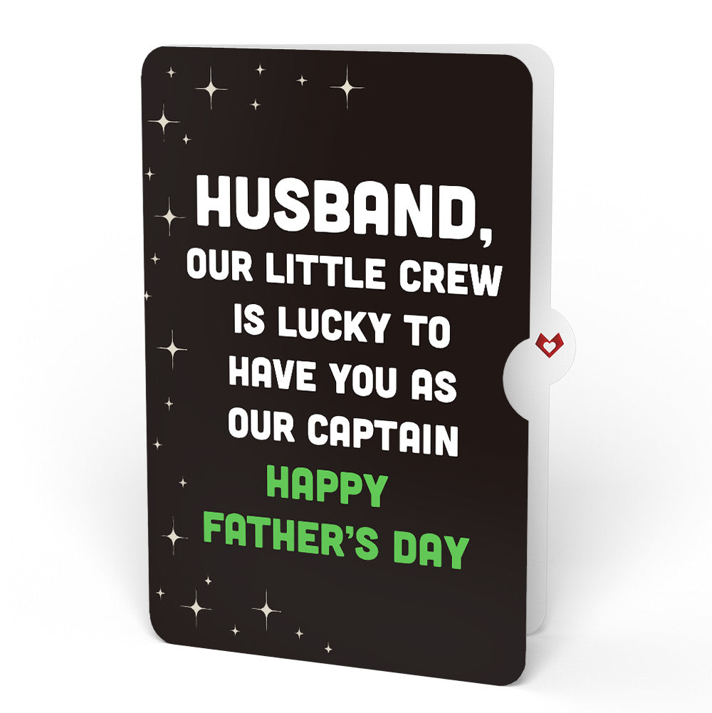 You've Abducted My Heart Father’s Day Light-Up Pop-Up Card and Sentiment Set for Husband