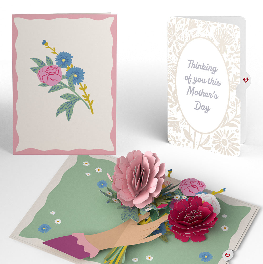 Charming Flower Bunch Mother’s Day Pop-Up Card and Sentiment Set for Mom