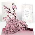 Cherry Blossom Branches in Bloom Mother’s Day Pop-Up Card and Sentiment Set for Mom