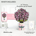 Sun-dappled Cherry Blossom Mother’s Day Suncatcher Bouquet and Sentiment Set for Mom