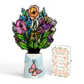 Garden Glow Mother’s Day Suncatcher Bouquet and Vintage Blossom Sentiment Set for Mom