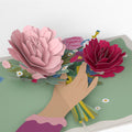 Charming Flower Bunch Mother’s Day Pop-Up Card and Vintage Blossom Sentiment Set for Mom