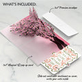 Cherry Blossom Branches in Bloom Mother’s Day Pop-Up Card and Vintage Blossom Sentiment Set for Mom