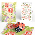 Lovely Ladybug Mother’s Day Pop-Up Card and Vintage Blossom Sentiment Set for Mom