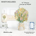 Gilded Daffodil Mother’s Day Luxe Bouquet and Sentiment Set for Mom
