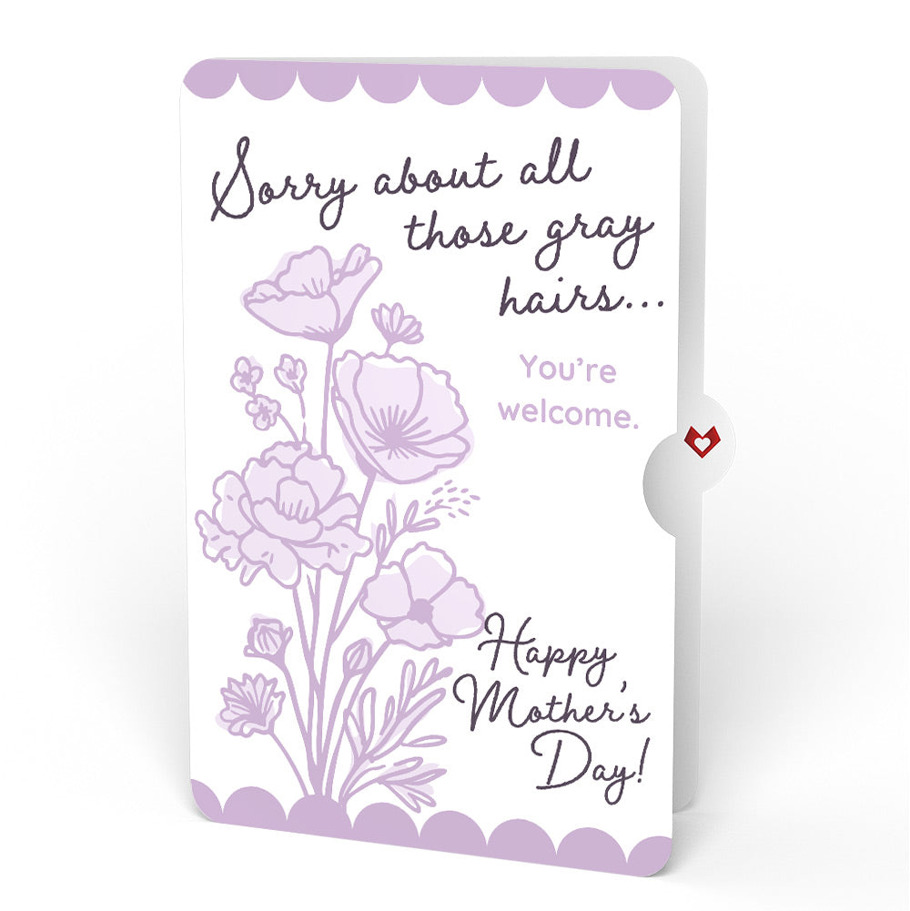 Cardinals in the Garden Mother’s Day Pop-Up Card and Vintage Lavender Floral Sentiment Set for Mom