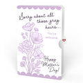 Cardinals in the Garden Mother’s Day Pop-Up Card and Vintage Lavender Floral Sentiment Set for Mom
