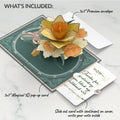 Daffodils in Bloom Mother’s Day Pop-Up Card and Vintage Wildflower Sketch Sentiment Set for Mom