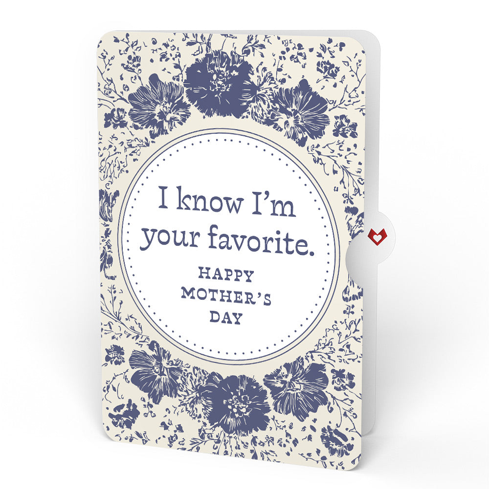 Gilded Daffodil Mother’s Day Luxe Bouquet and Indigo Floral Sentiment Set for Mom