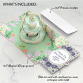 Cardinals in the Garden Mother’s Day Pop-Up Card and Indigo Floral Sentiment Set for Mom
