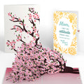 Cherry Blossom Branches in Bloom Mother’s Day Pop-Up Card and Sunny Bloom Sentiment Set for Mom