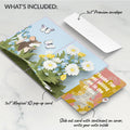 Field Mouse in the Flowers Mother’s Day Pop-Up Card and Playful Painted Bloom Sentiment Set for Mom