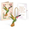 Serene Hummingbird Mother’s Day HeartFelt Charm Card™ and Sentiment Set for Mom