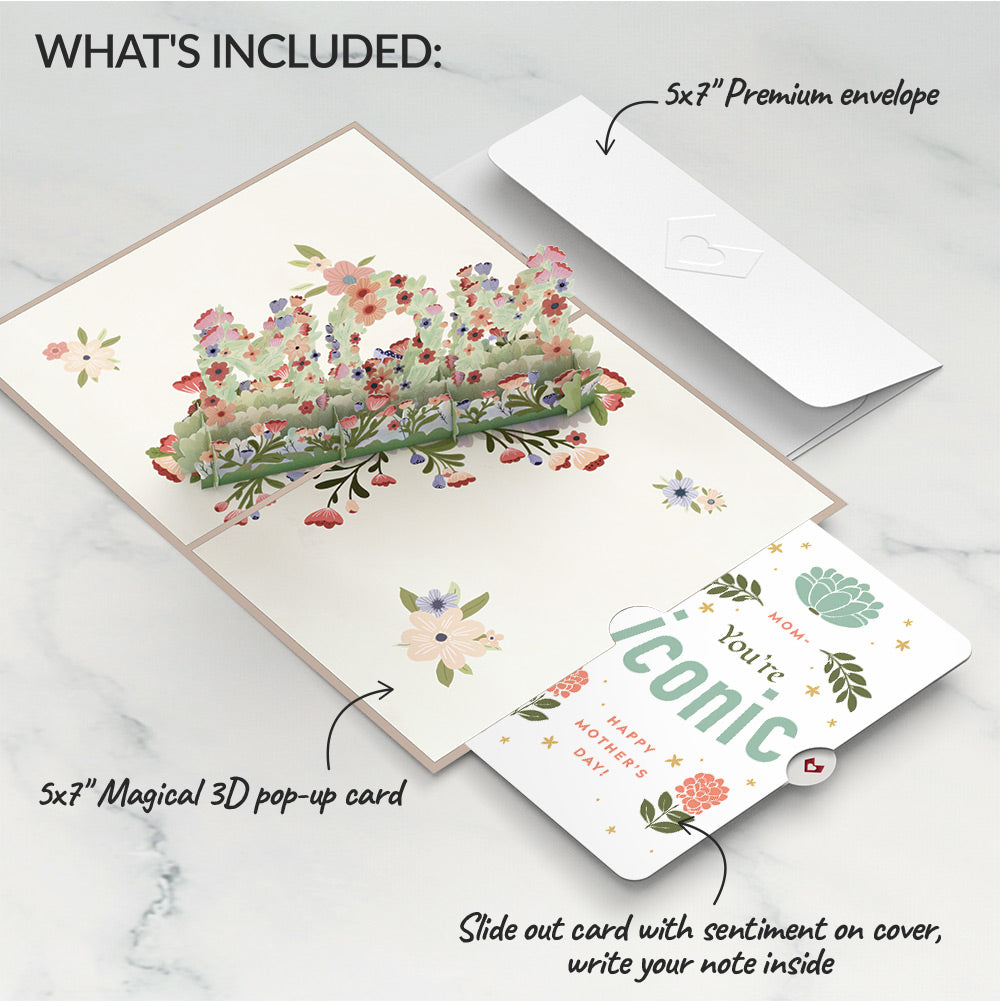 Floral Mom Mother’s Day Pop-Up Card and Iconic Bloom Sentiment Set for Mom