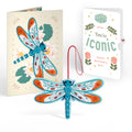 Peaceful Dragonfly Mother’s Day HeartFelt Charm Card™ and Iconic Bloom Sentiment Set for Mom