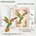 Serene Hummingbird Mother’s Day HeartFelt Charm Card™ and Iconic Bloom Sentiment Set for Mom