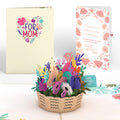 Mother's Day Basket Pop-Up Card and Poppies Garden Frame Sentiment Set for Mom