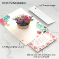 Mother's Day Basket Pop-Up Card and Poppies Garden Frame Sentiment Set for Mom