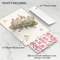 Floral Mom Mother’s Day Pop-Up Card and Bold Petal Pattern Sentiment Set for Mom
