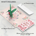 Sweetest Hummingbird Mother’s Day Pop-Up Card and Bold Petal Pattern Sentiment Set for Mom