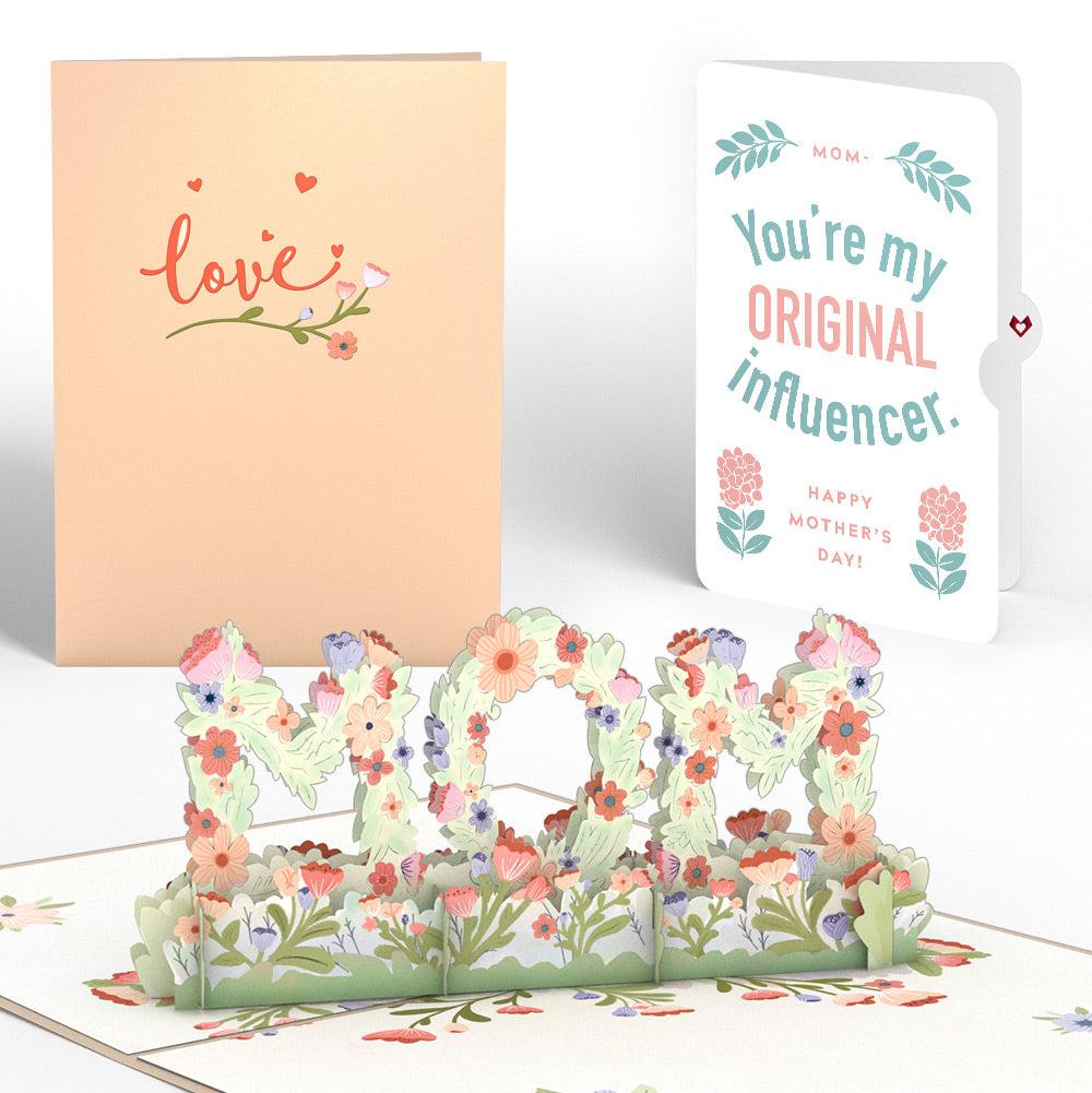 Floral Mom Mother’s Day Pop-Up Card and Original Bloom Tribute Sentiment Set for Mom