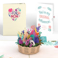 Mother's Day Basket Pop-Up Card and Original Bloom Tribute Sentiment Set for Mom