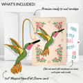 Serene Hummingbird Mother’s Day HeartFelt Charm Card™ and Original Bloom Tribute Sentiment Set for Mom