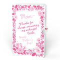 'Hey Mom' Vintage Phone Mother’s Day Music and Lights Pop-Up Card and Blushing Garden Frame Sentiment Set for Mom