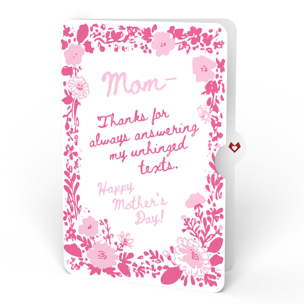 Sun-dappled Cherry Blossom Mother’s Day Suncatcher Bouquet and Blushing Garden Frame Sentiment Set for Mom