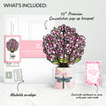 Sun-dappled Cherry Blossom Mother’s Day Suncatcher Bouquet and Blushing Garden Frame Sentiment Set for Mom