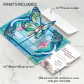 Stained Glass Butterfly Mother’s Day Light-Up Pop-Up Card and Soft Neutral Bloom Sentiment Set for Mom