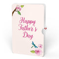 Sun-dappled Cherry Blossom Father’s Day Suncatcher Bouquet and Sentiment Set for Dad