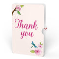 Sun-dappled Cherry Blossom Thank You Suncatcher Bouquet and Sentiment Set