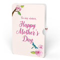 Sun-dappled Cherry Blossom Mother’s Day Suncatcher Bouquet and Sentiment Set for Sister