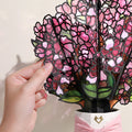 Sun-dappled Cherry Blossom Mother’s Day Suncatcher Bouquet and Sentiment Set for Mother-in-Law