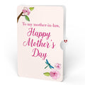 Sun-dappled Cherry Blossom Mother’s Day Suncatcher Bouquet and Sentiment Set for Mother-in-Law