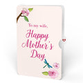 Sun-dappled Cherry Blossom Mother’s Day Suncatcher Bouquet and Sentiment Set for Wife