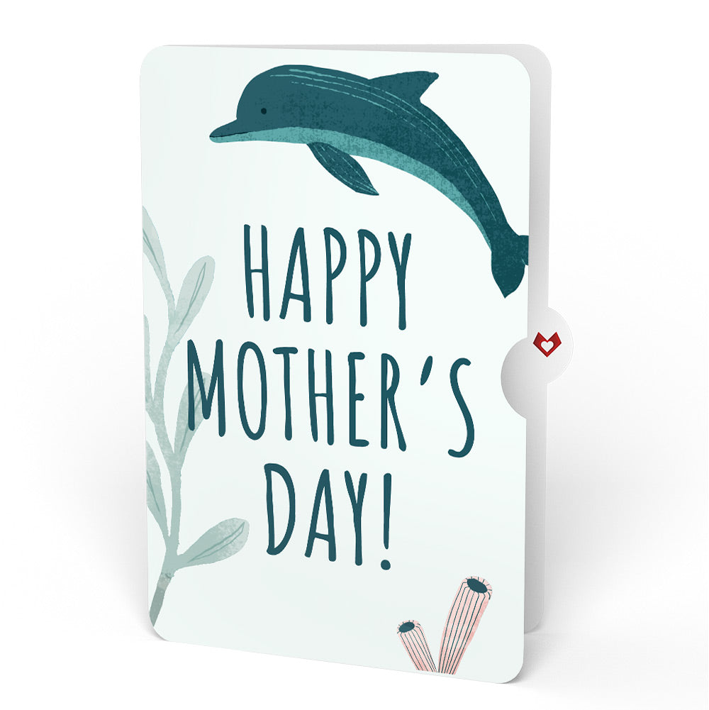 Playful Dolphins Mother’s Day Pop-Up Card and Sentiment Set for Mom