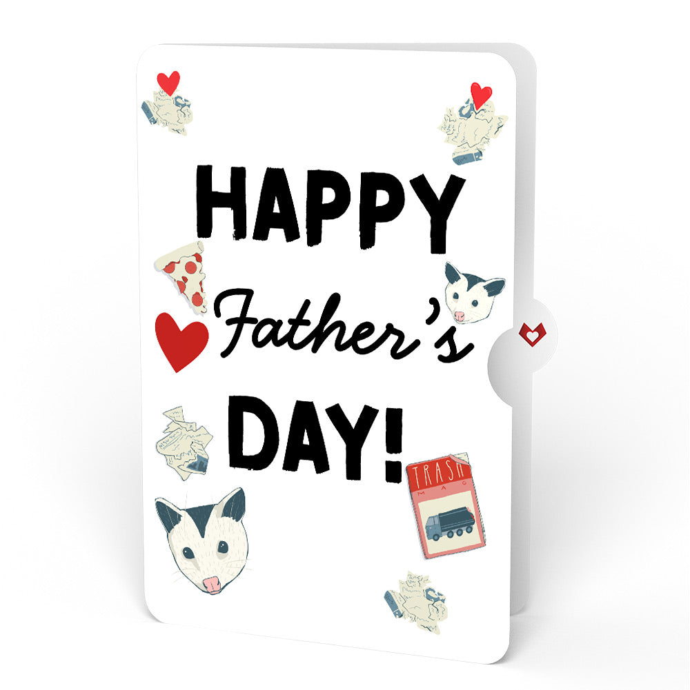Life Without You Is Trash Possums Father’s Day Pop-Up Card and Sentiment Set