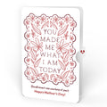 Sunlit Hydrangeas Mother’s Day Suncatcher Bouquet and Folk Floral Gratitude Sentiment Set for Mom