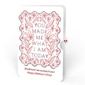 Daffodils in Bloom Mother’s Day Pop-Up Card and Folk Floral Gratitude Sentiment Set for Mom