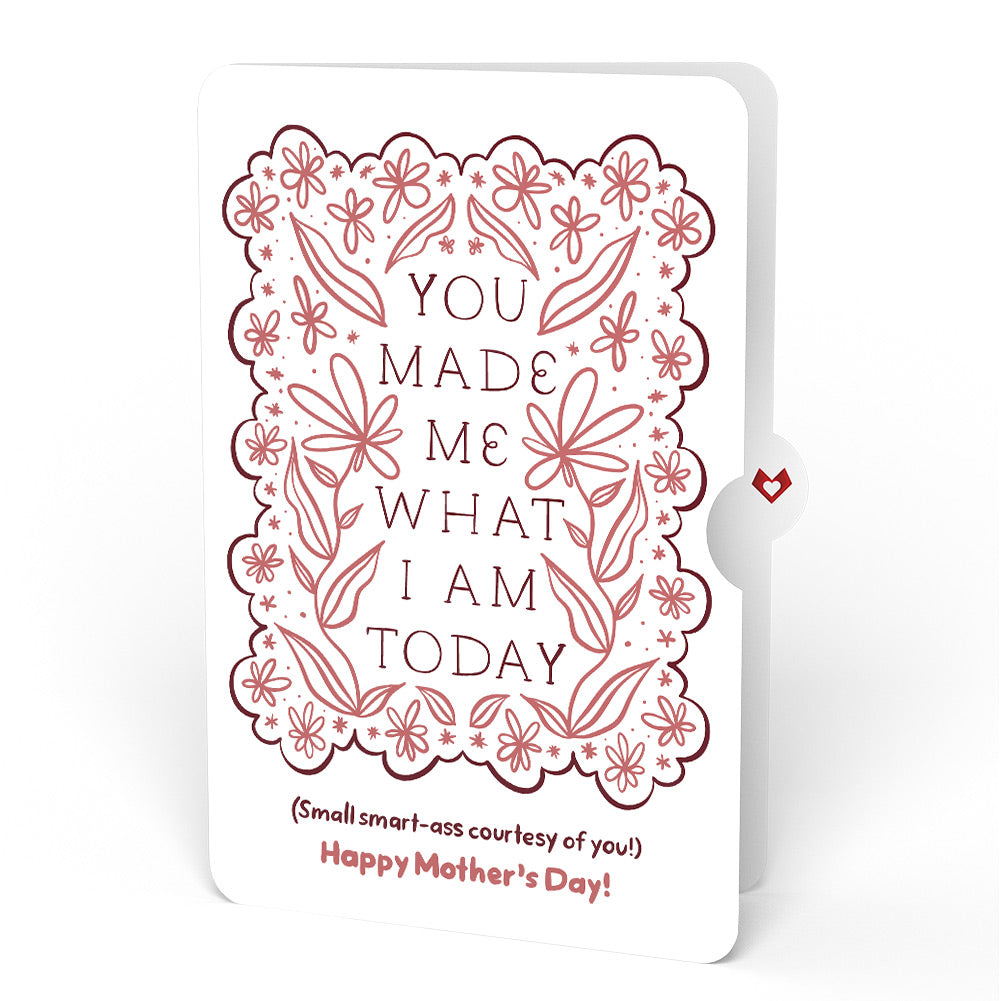 Daffodils in Bloom Mother’s Day Pop-Up Card and Folk Floral Gratitude Sentiment Set for Mom