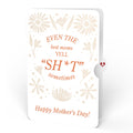 Home Is Where Mom Is Mother’s Day Light-Up Pop-Up Card and Retro Bloom Sass Sentiment Set for Mom