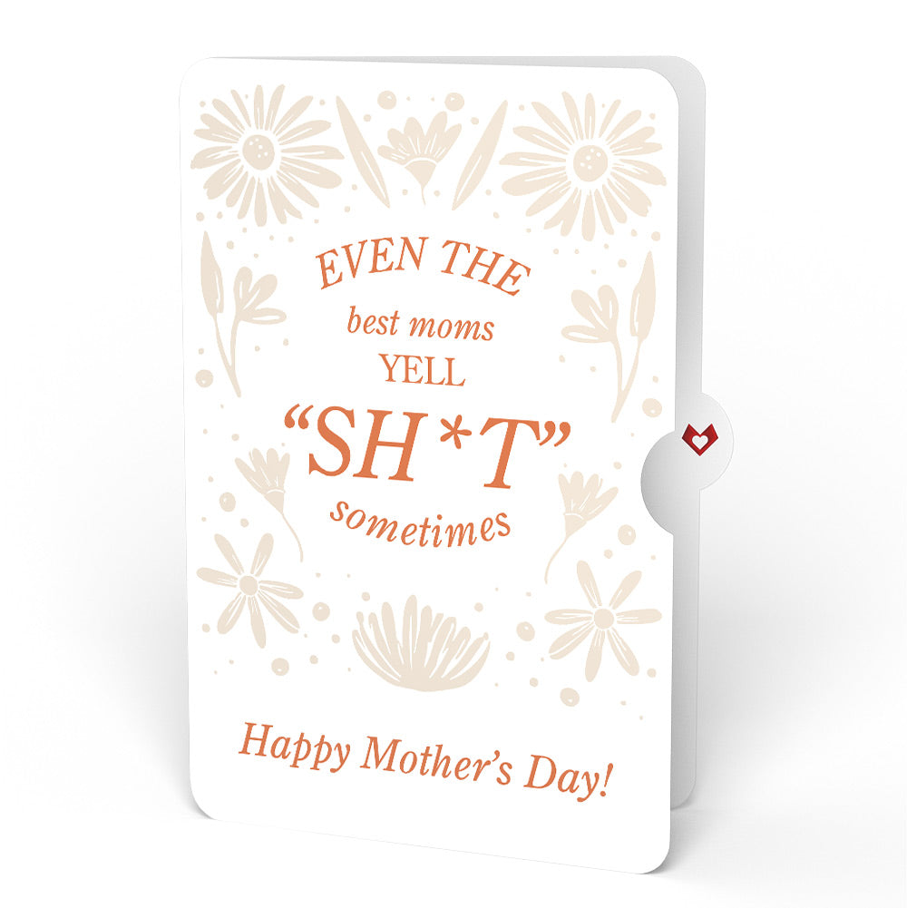Home Is Where Mom Is Mother’s Day Light-Up Pop-Up Card and Retro Bloom Sass Sentiment Set for Mom