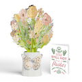 Opulent Rose Mother’s Day Luxe Bouquet and Playful Herb Garden Sentiment Set for Mom