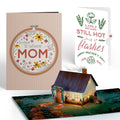 Home Is Where Mom Is Mother’s Day Light-Up Pop-Up Card and Playful Herb Garden Sentiment Set for Mom